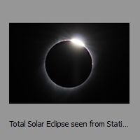 Total Solar Eclipse seen from Static Peak  summit (3445m)